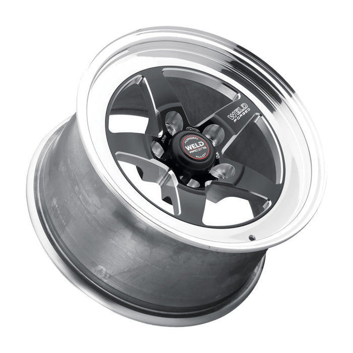 Roue noire Weld S71 15 x 10,33 / 5 x 4,5 BP / 6,5 po BS (plaquette basse) - Sans verrou de talon