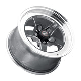 Roue noire Weld S71 15 x 7,33 / 5 x 5 BP / 3,5 po BS (plaquette basse) - Sans verrou de talon