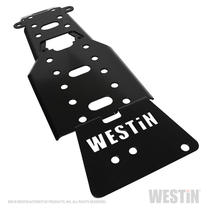 Plaque de protection de carter de transmission Westin/Snyper 07-11 Jeep Wrangler - Noir texturé