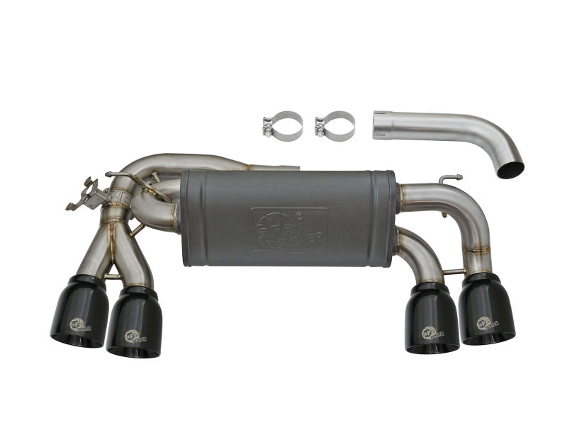 aFe MACHForce XP 3in - 2 1/2in Axle Back 304SS Exhaust w/ Black Tips 16-17 BMW M2 (f87)