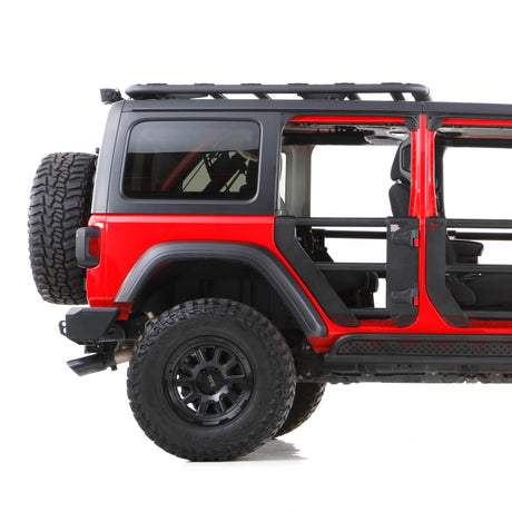 Kit de montage pour arceau de sécurité Go Rhino 19-22 Jeep Wrangler JLU SRM - Tex. Blk
