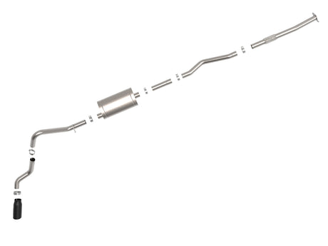 Système d'échappement AFE Apollo GT Series 19-20 GM 1500 2,7 L (T) 409 SS CB avec embout noir