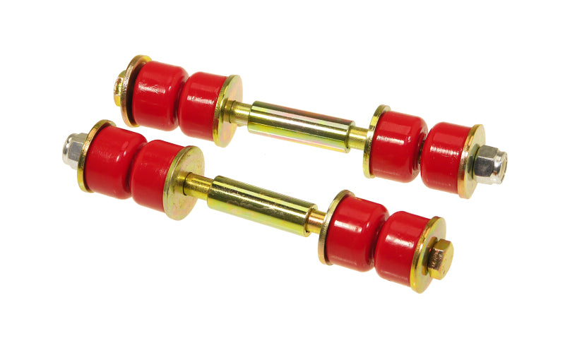 Ensemble de maillons d'extrémité universels Prothane - Longueur de montage de 3 1/2 po - Rouge