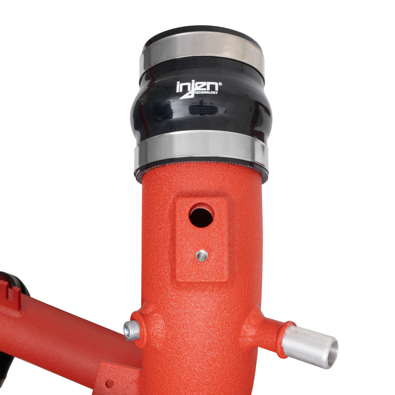 Tuyaux d'échangeur intermédiaire Injen 21-23 Ford Bronco 2,7 L V6 (TT) EcoBoost SES - Rouge froissé