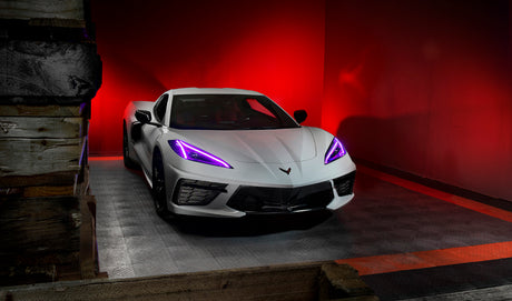 Kit de phares DRL RVB+A Oracle 20-21 Chevy Corvette C8 - ColorSHIFT avec commande simple VOIR LA GARANTIE