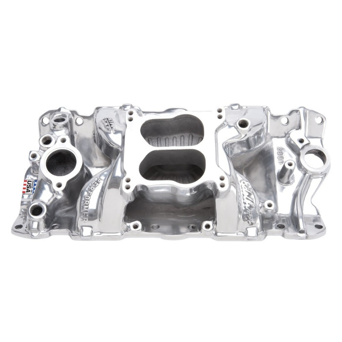 Collecteur d'entrefer Edelbrock SBC Perf poli