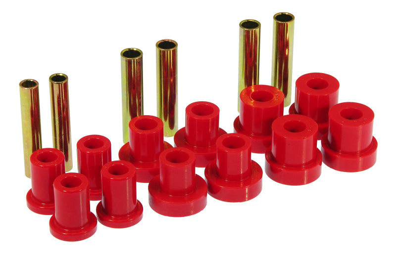 Bagues de ressort avant Prothane 88-91 Chevy Blazer/Suburban 4 roues motrices - Rouge