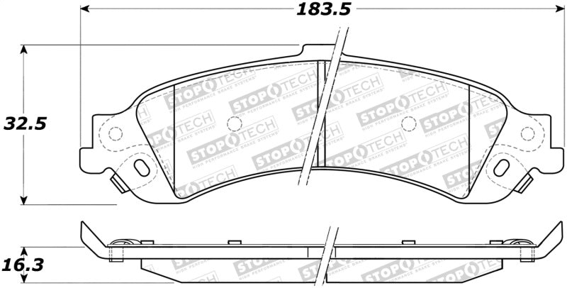 Plaquettes de frein StopTech Street