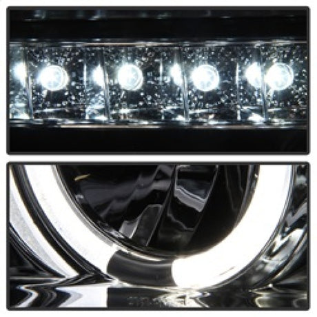 Phares de projecteur Spyder Toyota Tundra 07-13 LED Halo LED Chrm PRO-YD-TTU07-HL-C