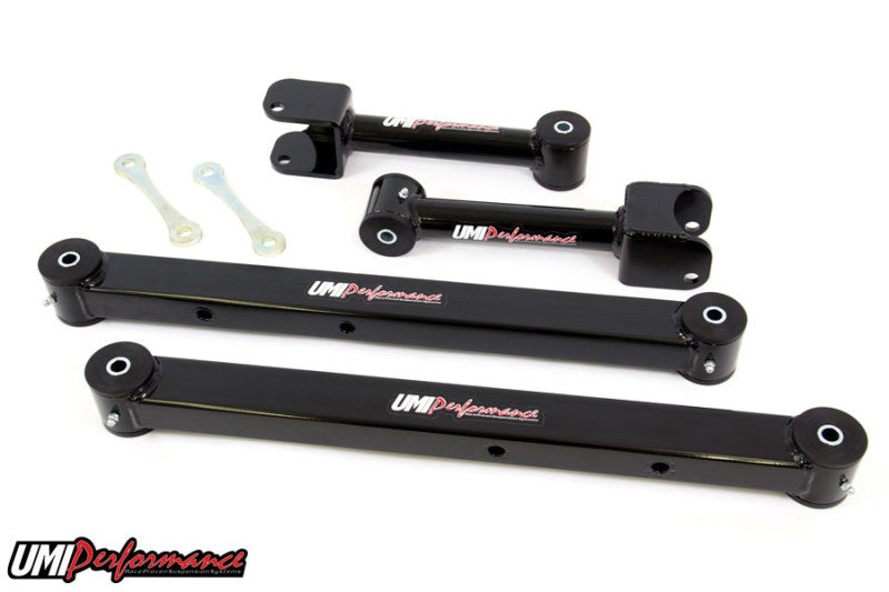 Kit de bras de suspension supérieur et inférieur GM A-Body UMI Performance 73-77