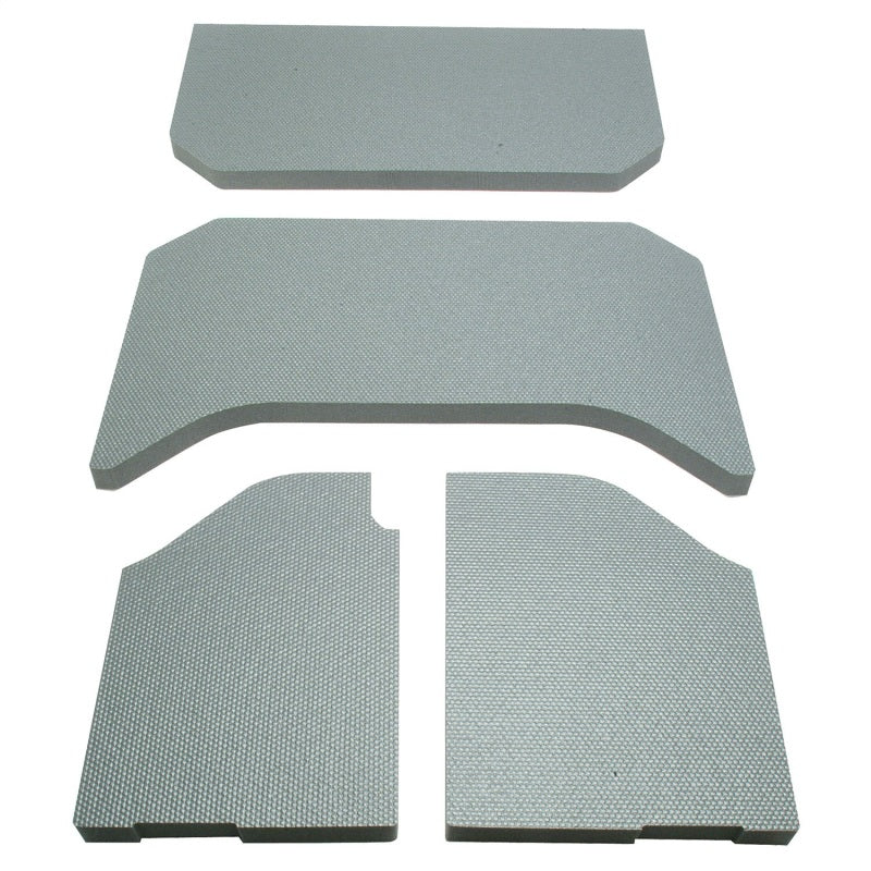 Tapis de protection pour pavillon DEI 07-10 Jeep Wrangler JK 4 portes - 4 pièces - Gris