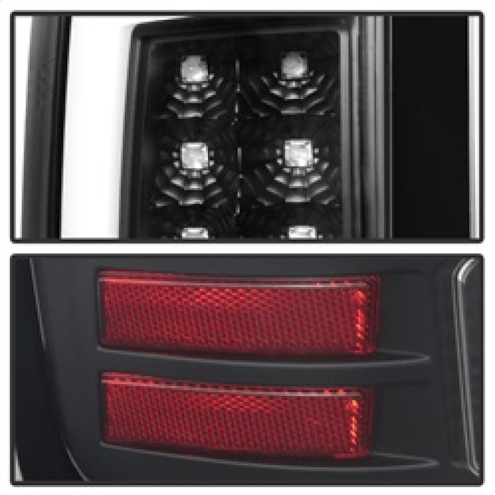 Barre lumineuse arrière à DEL Spyder 07-13 GMC Sierra 1500 V2 - Noir (ALT-YD-GS07V2-LBLED-BK)