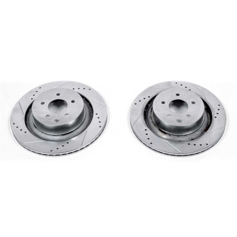 Disques de frein arrière Power Stop 08-13 Infiniti G37 Evolution percés et fendus - Paire