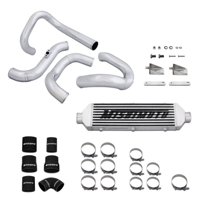 Kit de refroidisseur intermédiaire en aluminium argenté Mishimoto pour Hyundai Genesis Coupé 10-11