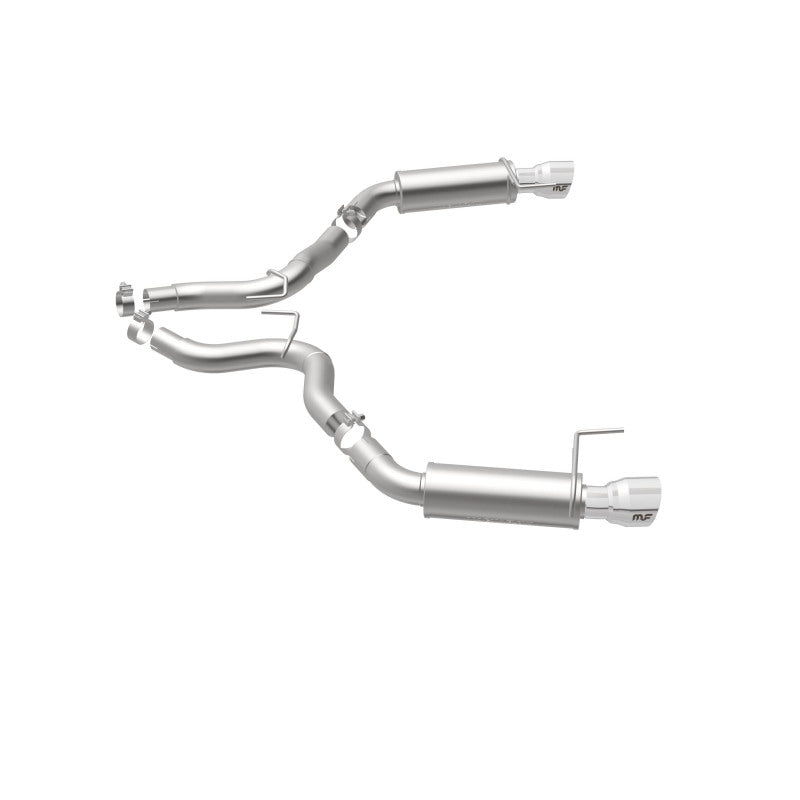 Essieu arrière MagnaFlow, SS, 3 po, compétition, embout poli double division de 4,5 po, Ford Mustang GT V8 5.0 2015