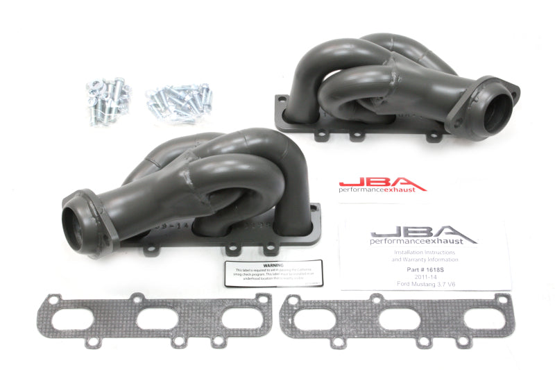 Collecteur d'échappement JBA 11-17 Ford Mustang 3,7 L V6 1-5/8 po primaire Ti Ctd Cat4Ward