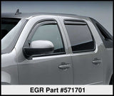Pare-soleils pour fenêtre EGR 07+ Chev Suburban/GMC Yukon XL - Ensemble de 4 (571701)