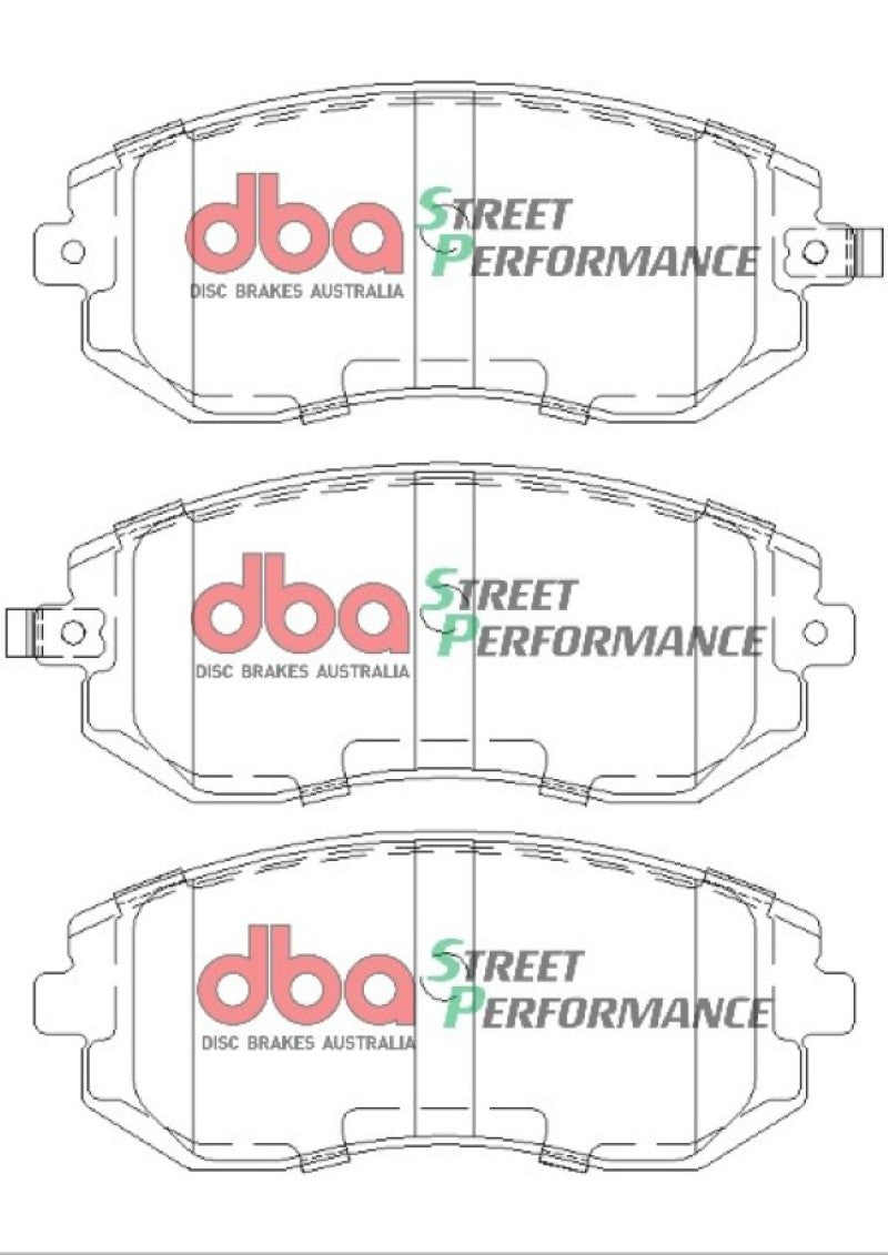 Plaquettes de frein avant DBA 03-05 Subaru WRX / 08 Subaru WRX SP500