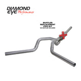 KIT Diamond Eye 4 po CB MFLR TUYAU DE RÉPARATION DOUBLE AL : 94-97 FORD 7,3 L F250/F350 PWRSTROKE