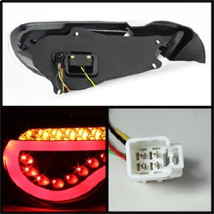 Barre lumineuse LED pour feux arrière Spyder Scion FRS 12-14/Subaru BRZ 12-14, noire ALT-YD-SFRS12-LBLED-BK