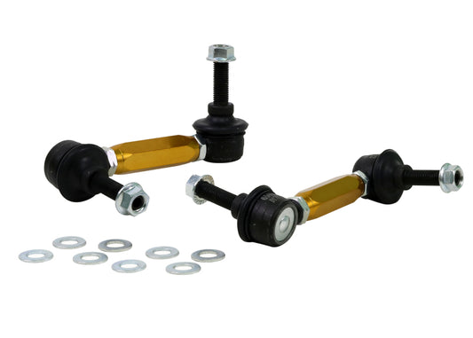 Kit de liaison de barre stabilisatrice arrière Whiteline 03-06 Nissan 350z Z33 - Liens à rotule réglables