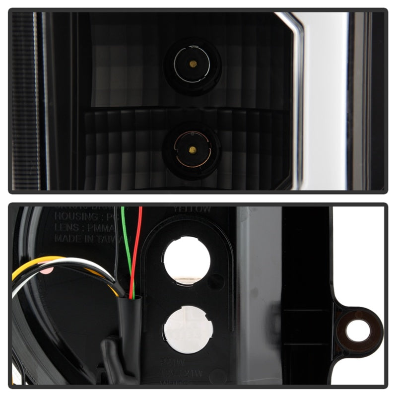 Feux arrière à LED pour Dodge Durango 04-09 Spyder - Noir ALT-YD-DDU04-LED-BK