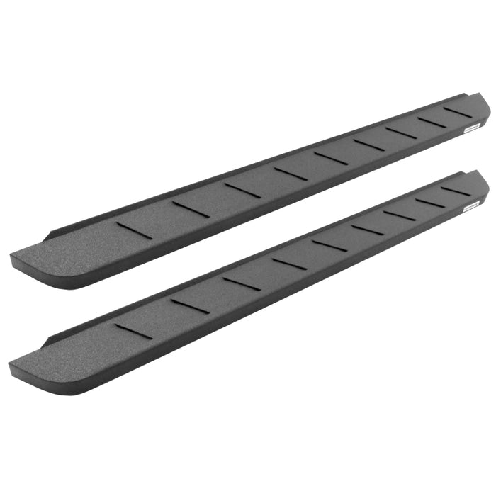 Go Rhino RB10 Running Boards 57in. Cab Length - Bedliner Coating (No Drill/Mounting Brackets Require