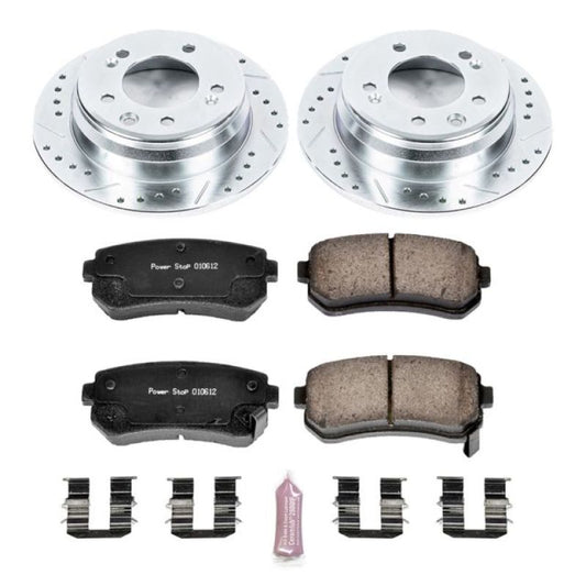 Power Stop 09-12 Hyundai Elantra Rear Z23 Evolution Sport Brake Kit