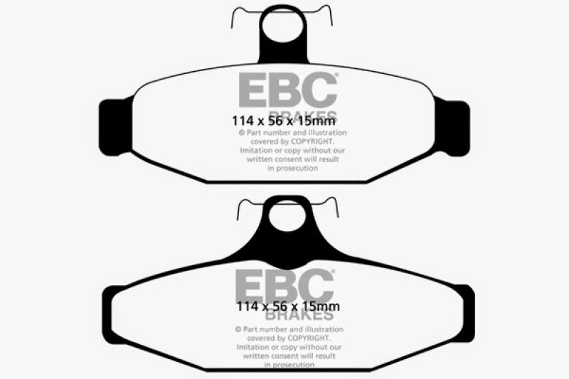 Plaquettes de frein arrière Redstuff EBC 93-00 Aston Martin Virage 5.3 (étrier AP)