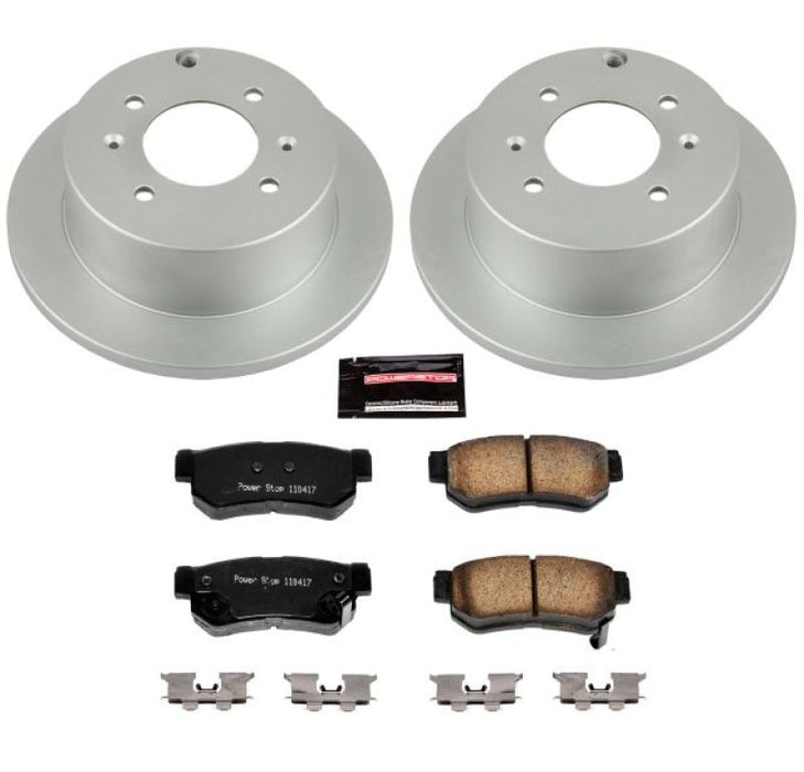 Kit de freins arrière Power Stop 99-05 Hyundai Sonata Z17 Evolution Geomet avec revêtement