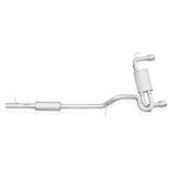 Échappement Catback pour Jeep Wrangler 2012-17 en acier inoxydable