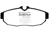 Plaquettes de frein arrière EBC 05-10 Ford Mustang 4.0 Greenstuff