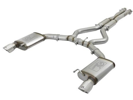 aFe 20-22 Audi RS6 Avant V8 4L(tt) MACH Force-Xp 3 pouces à 2,5 pouces 304 SS Cat-Back avec embout poli
