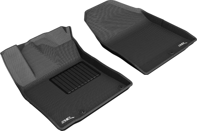 Tapis de sol 3D MAXpider 2019-2020 Hyundai Kona Electric Kagu 1ère rangée - Noir