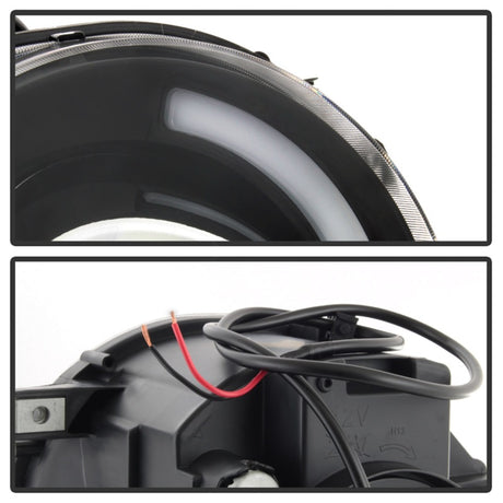 Phares de projecteur DRL pour Jeep Renegade 15-17 xTune - Noir (PRO-JH-JREN-LBDRL-BK)