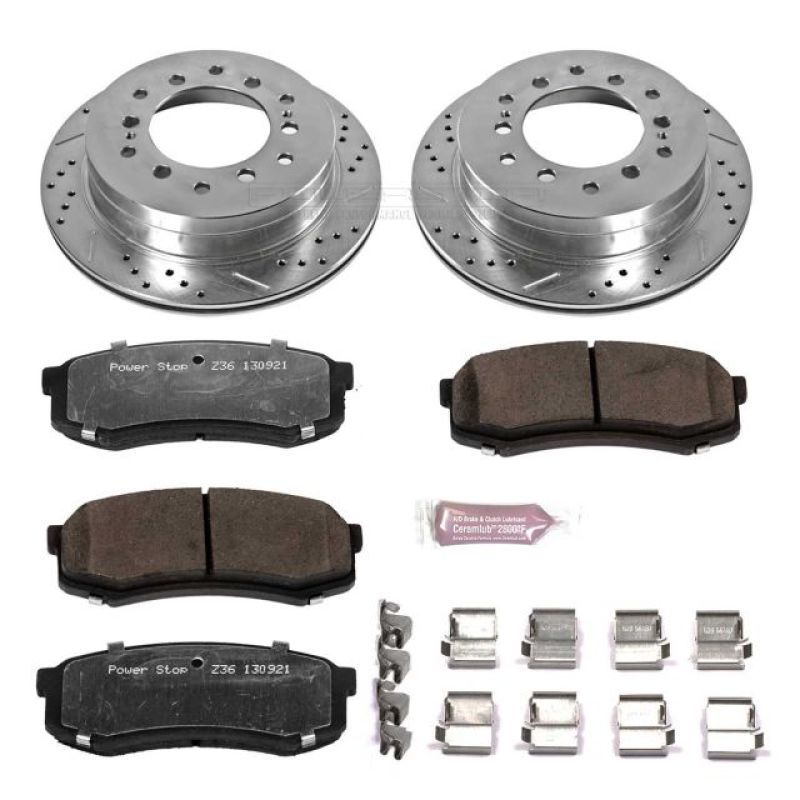 Kit de freins arrière pour camion et remorquage Z36 Power Stop 03-09 Lexus GX470