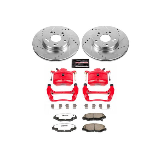 Power Stop 2013 Acura ILX Front Z26 Street Warrior Brake Kit w/Calipers