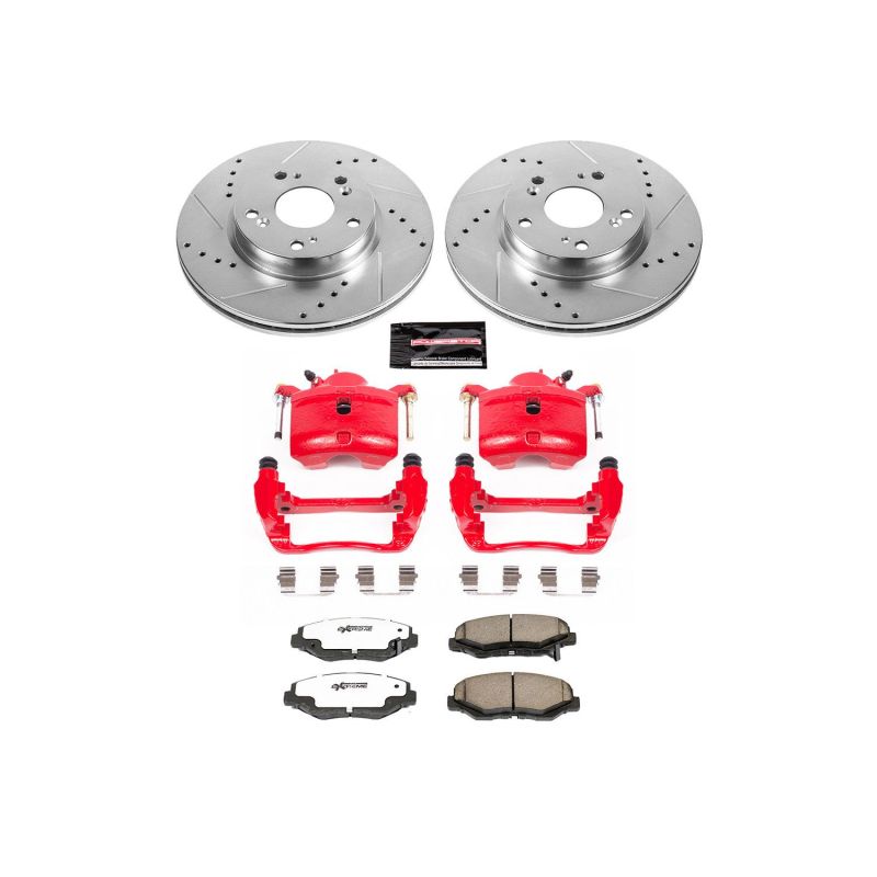 Kit de freins avant Power Stop 2013 Acura ILX Z26 Street Warrior avec étriers