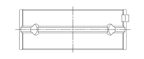 Jeu de roulements principaux hautes performances surdimensionnés ACL Mitsubishi 4G63/4G64 6 boulons 1ère génération DSM 0,25 mm