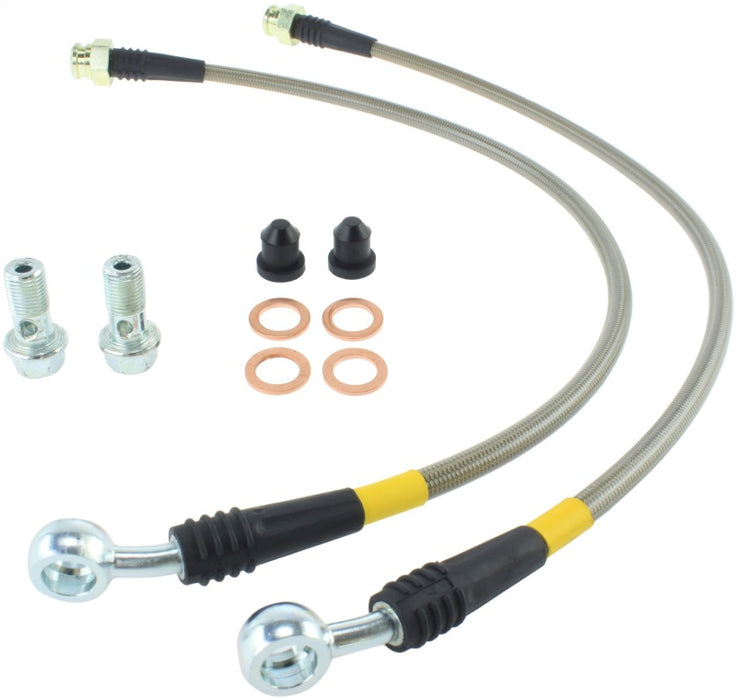 Kit de conduites de frein avant en acier inoxydable StopTech pour Cadillac STS/XLR/XLR-V/SLS 04-08 / Corvette 05-08