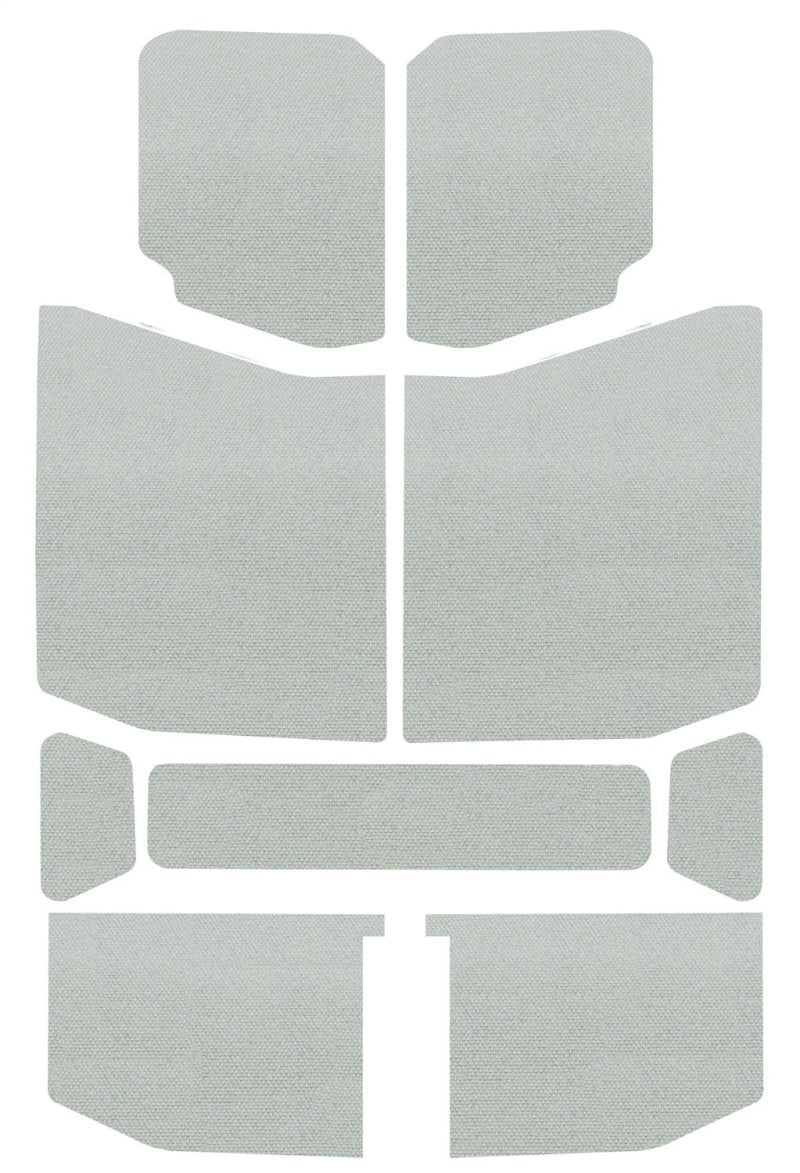 Tapis de protection pour toit DEI 18-23 Jeep Wrangler JL 4 portes - 9 pièces - Blanc