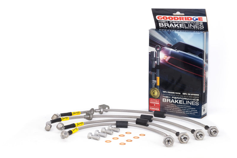 Kit de conduites de frein Goodridge pour Hyundai Genesis Sedan AWD SS 15-17