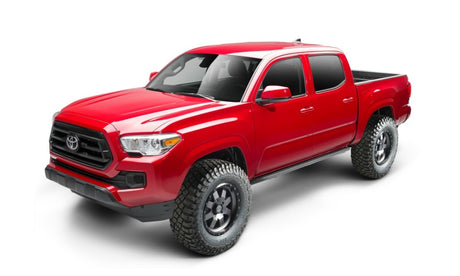 Marchepieds coulissants N-Fab Trail pour cabine multiplace Toyota Tacoma 16-20, toutes les caisses - SRW - Noir texturé