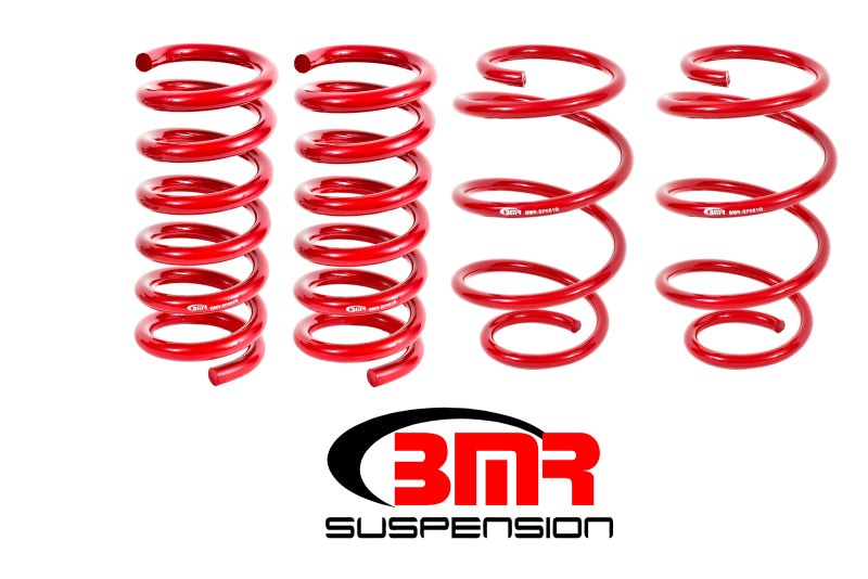 Ressorts d'abaissement BMR 15-17 Mustang S550 Performance Version (jeu de 4) - Rouge