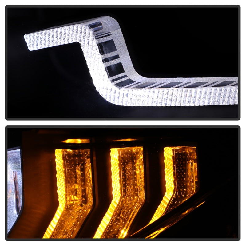 Phares de projecteur Spyder Honda Civic 16- 2DR/4DR/Hatchback - Noir PRO-YD-HC16SI-SEQGR-BK