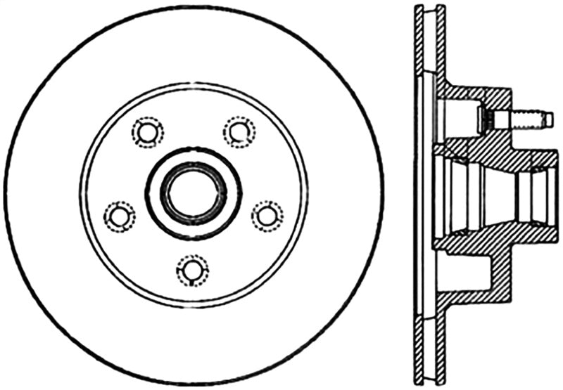 Disque de frein sport fendu et percé StopTech