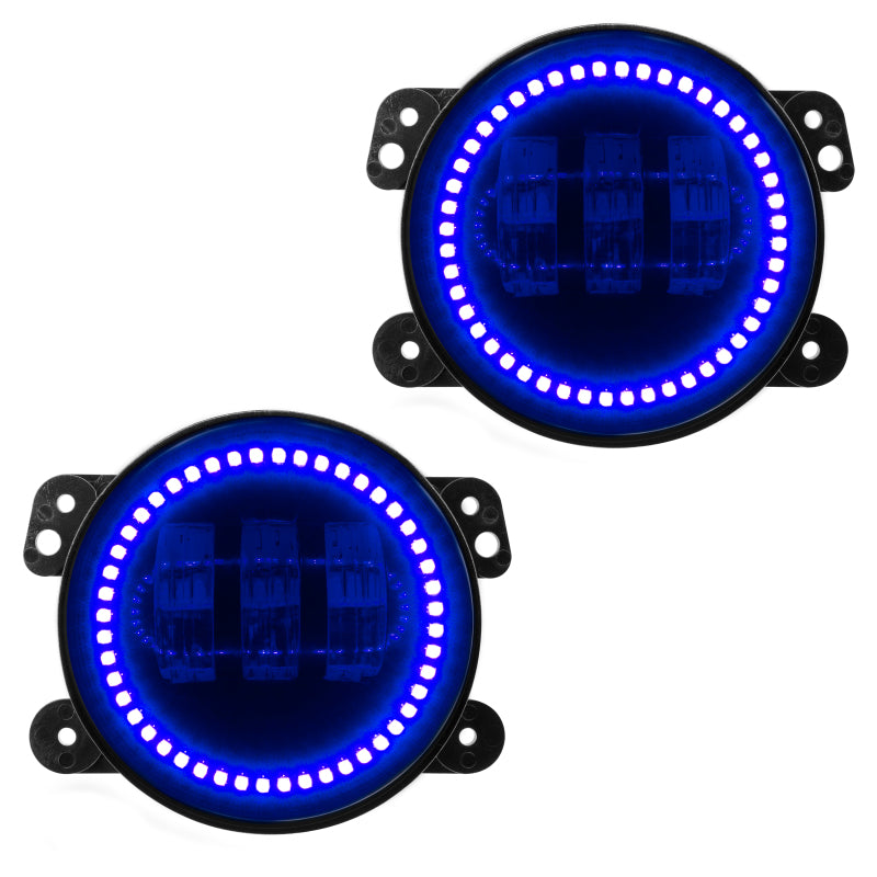 Oracle High Powered LED Fog Lights - Blue SEE WARRANTY