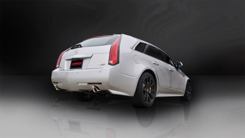 Corsa 11-13 Cadillac CTS Wagon V 6.2L V8 Échappement sport poli à l'arrière