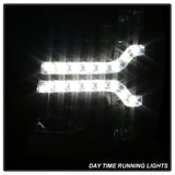 Phares de projecteur Spyder Chevy Silverado 1500 07-13 V2 - LED DRL - Noir PRO-YD-CS07V2-DRL-BK