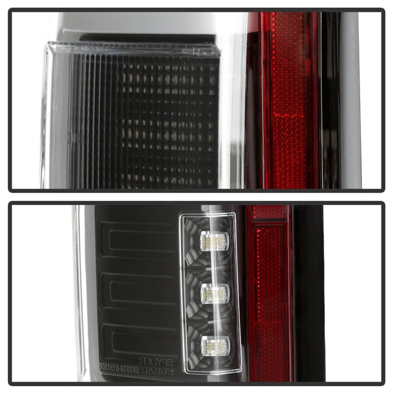 Barre lumineuse LED Spyder 15-18 pour Ford F-150 (avec angle mort) - Noir (ALT-YD-FF15015BS-LBLED-BK)